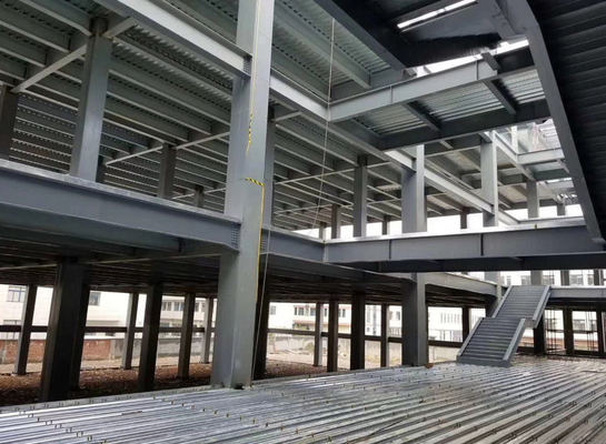 Galvanized Joist Girders Decking Truss For Steel Structure Hotel Painted