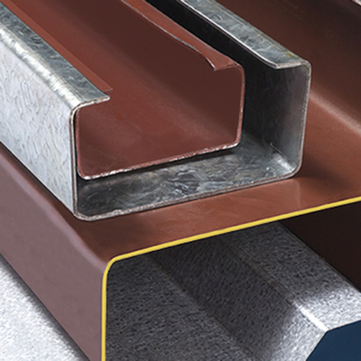 ISO9001 Certificate Metal Steel Structure Purlin For Sea Shipping