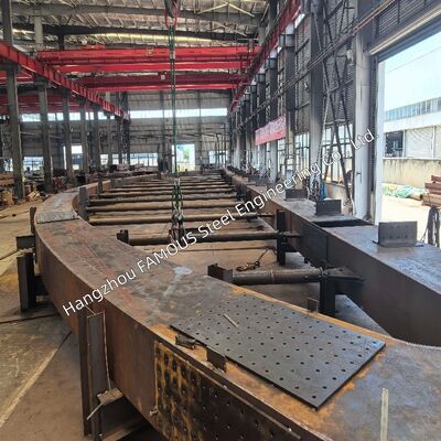 Heavy-Duty Box Girder Steel Bridge Made of ASTM A709 High Strength Structural Steel