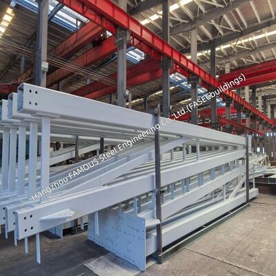 AS 4100 Prefabricated Box Section Portal Frame Rafter for Australian Industrial Workshop
