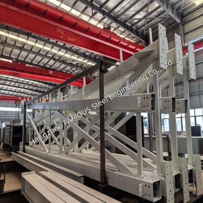 AISC 360 Certified Prefab Box Section Portal Frame Rafter for Industrial Steel Workshop