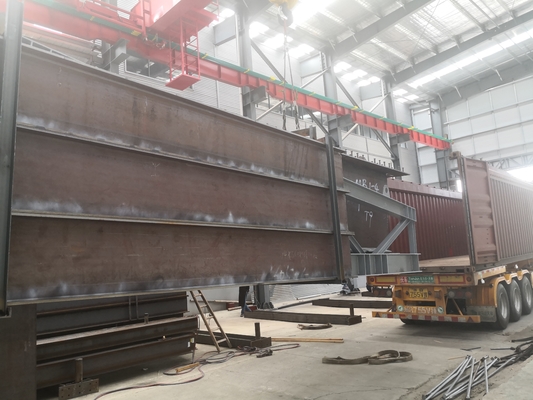 Railway Prefabricated Steel Truss Pedestrian Bridge Girder Corten Steel Construction