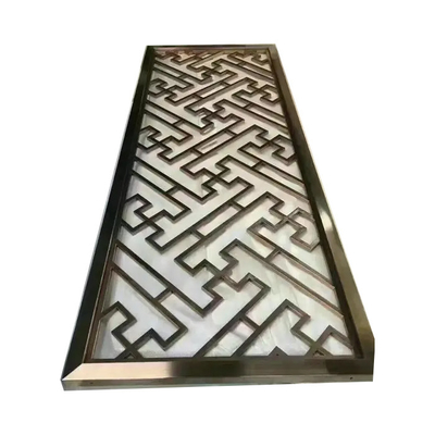 Stainless Steel Decorative Metal Screen Wall Panel Room Divider Interior Decor Partition