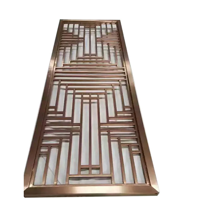 Stainless Steel Decorative Metal Screen Wall Panel Room Divider Interior Decor Partition