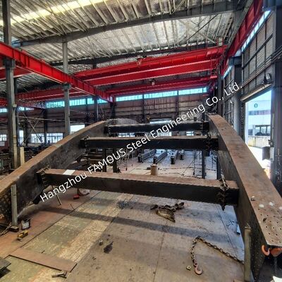 AWS D1.5 Curved Steel Arch Bridge | AASHTO LRFD & ASTM A709 US Highway Certified