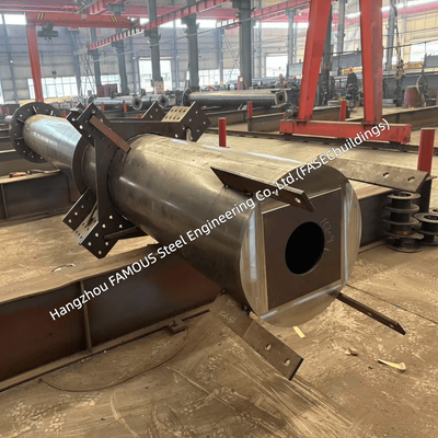 Heavy-Duty Tubular Steel Columns for Wharf and Marine Infrastructure – EN 10219 Hollow Sections with Hot-Dip Galvanizing