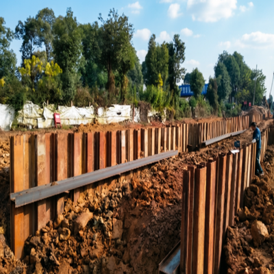 Professional Steel Bridge Piling | H-Pile Sheet Pile Pipe Pile for Bridge Foundation Engineering
