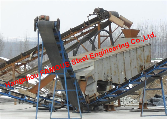 Automated Structural Steel Fabrication Equipment Conveyor Chutes Gallery Machinery