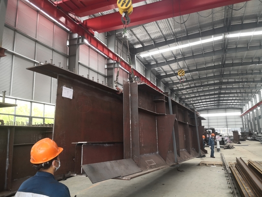 Railway Prefabricated Steel Truss Pedestrian Bridge Girder Corten Steel Construction